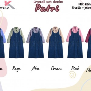 OVERALL SET DENIM PUTRI DEWASA BY KHAYLILA