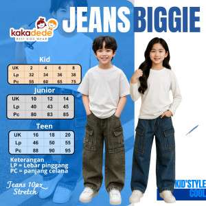 PO JEANS BIGGIE (TEEN) BY KAKADEDE