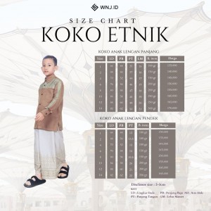 PO KOKO ETNIK KANJENG BAGUS (ANAK) BY WJN