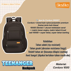 PO TEENAGER BACKPACK BY FAZA