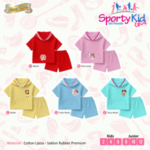 PO SET HOODIE SPORTY KIDS GIRL BY SILVERKIDS