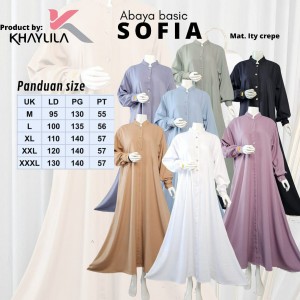 ABAYA BASIC SOFIA BY KHAYLILA