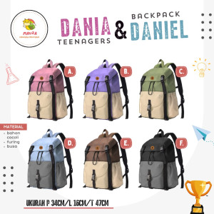 PO BACKPACK TEENAGER DANIA & DANIEL BY MAUZA