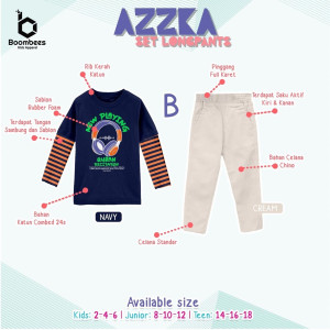 PO AZZKA SET LONGPANTS BY BOOMBEES