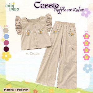 CASSIE RUFFLE SET KULOT BY MINIMINE