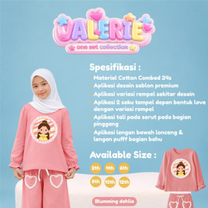 PO SET  VALERIE COLLECTION BY LITTLE KING QUEEN