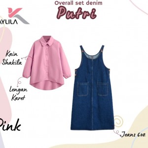 OVERALL SET DENIM PUTRI DEWASA BY KHAYLILA