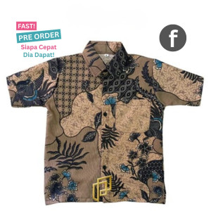 FAST PO AZKA KEMEJA BATIK PENDEK ANAK 