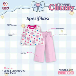 PO SET CUTE CHERRY BY HAZWA