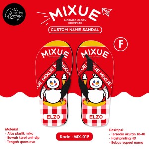 PO CUSTOM SANDAL KARAKTER MIXUE