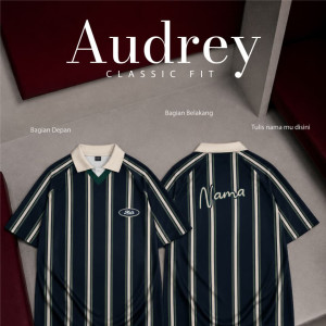 PO TSHIRT JERSEY AUDREY SPORTY CUSTOM NAMA BY MASTER KIDDOS