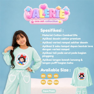 PO SET  VALERIE COLLECTION BY LITTLE KING QUEEN