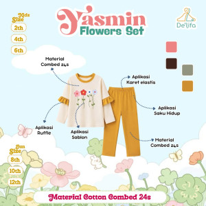 PO YASMINE FLOWER SET BY DELIFA