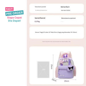 FAST PO SANRIO BACKPACK
