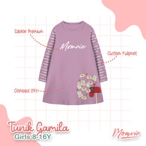 READY STOK TUNIK GAMILA BY MOMVIE