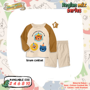 PO SET CARGO REGLAN MIX SERIES BY SILVER KIDS