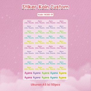 PO STIKER KAIN CUSTOM NAMA PANGGILAN MGL