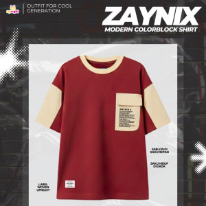 PO ZAYNIX MODERN COLORBLOCK TSHIRT BY UPRIGHT