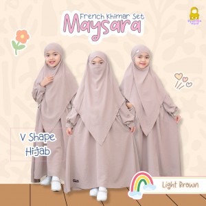 PO FRENCH KHIMAR SET MAYSARA V SHAPE HIJAB BY SYAFIQA