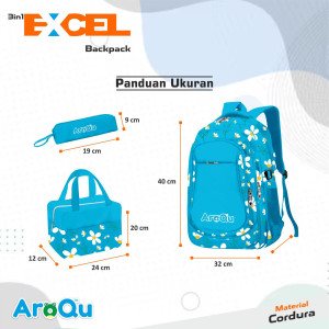 EXCEL BACKPACK 3IN1 by AroQu