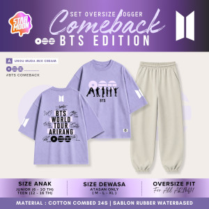 PO SET OVERSIZE JOGGER COMBACK BTS EDITION BY STARMOON
