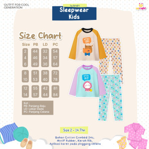 PO SLEEPWEAR KIDS BY UPRIGHT 