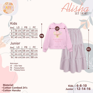 PO SET SKIRT ALISHA BY HAZWA