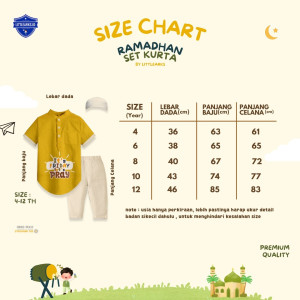 PO RAMADHAN SET KURTA BT LITTLE ARKS