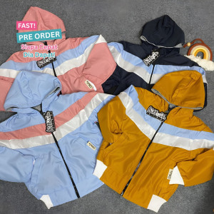 FAST PO TRI TONE JAKET BOMBER KOMBINASI WARNA