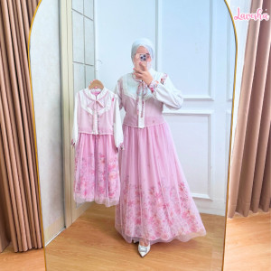 FAST PO AMEERA COUPLE DRESS MOM & KIDS