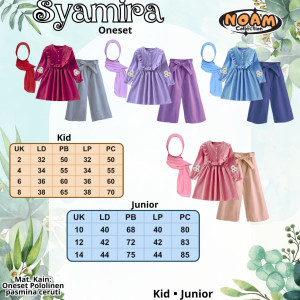 READY STOK SYAMIRA ONESET BY NOAM