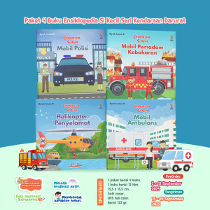 PO PAKET 4 BUKU ENSIKLOPEDIA SI KECIL SERI KENDARAAN DARURAT
