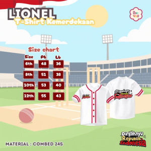 PO LIONEL TSHIRT KEMERDEKAAN BY BE YOU