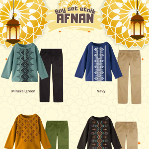PO BOY SET ENTIK AFNAN (TEEN) BY KAKADEDE