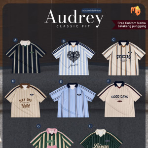 PO TSHIRT JERSEY AUDREY SPORTY CUSTOM NAMA BY MASTER KIDDOS