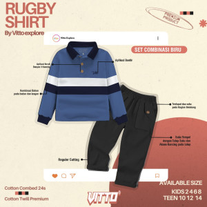 PO ONE SET RUGBY SHIRT BY VITTO