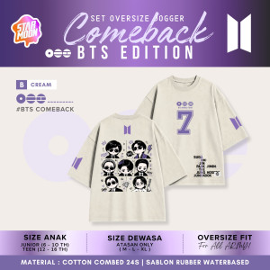 PO SET OVERSIZE JOGGER COMBACK BTS EDITION BY STARMOON