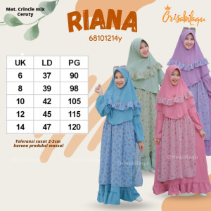 READY STOK GAMIS RIANA BY ORISABILAQU