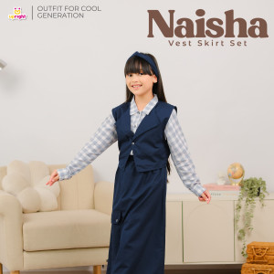 PO NAISHA VEST SKIRT SET BY UPRIGHT KIDS