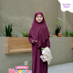 PO ABAYA SET NOURA BY SYAFIQA HIJAB
