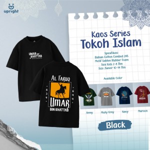 PO KAOS SERIES TOKOH ISLAM BY UPRIGHT KIDS