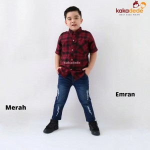 EMRAN KEMEJA FLANEL BY KAKADEDE