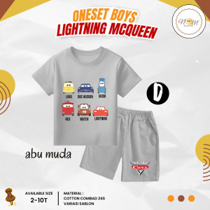PO ONE SET BOYS LIGHTING MCQUEEN