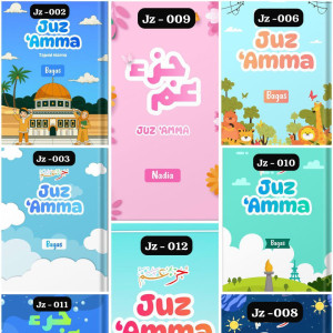 PO JUZ AMMA TAJWID WARNA 7IN1 CUSTOM NAME