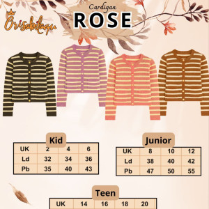 PO ROSE CARDIGAN BY ORISABIILAQU