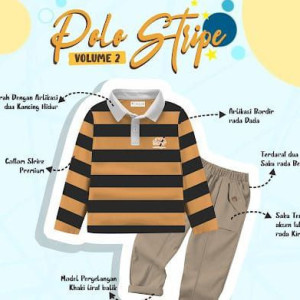 PO POLO STRIPE VOL 2 BY LITTLE KING & QUEEN