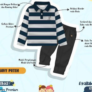 PO POLO STRIPE VOL 2 BY LITTLE KING & QUEEN