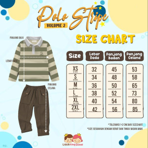 PO POLO STRIPE VOL 2 BY LITTLE KING & QUEEN
