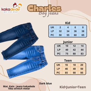 READY STOK CHARLES JEANS BY KAKADEDE