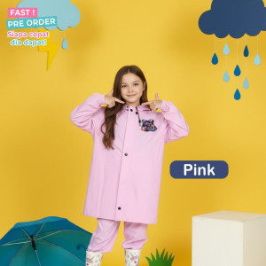 FAST PO RUN KIDS RAIN COAT
